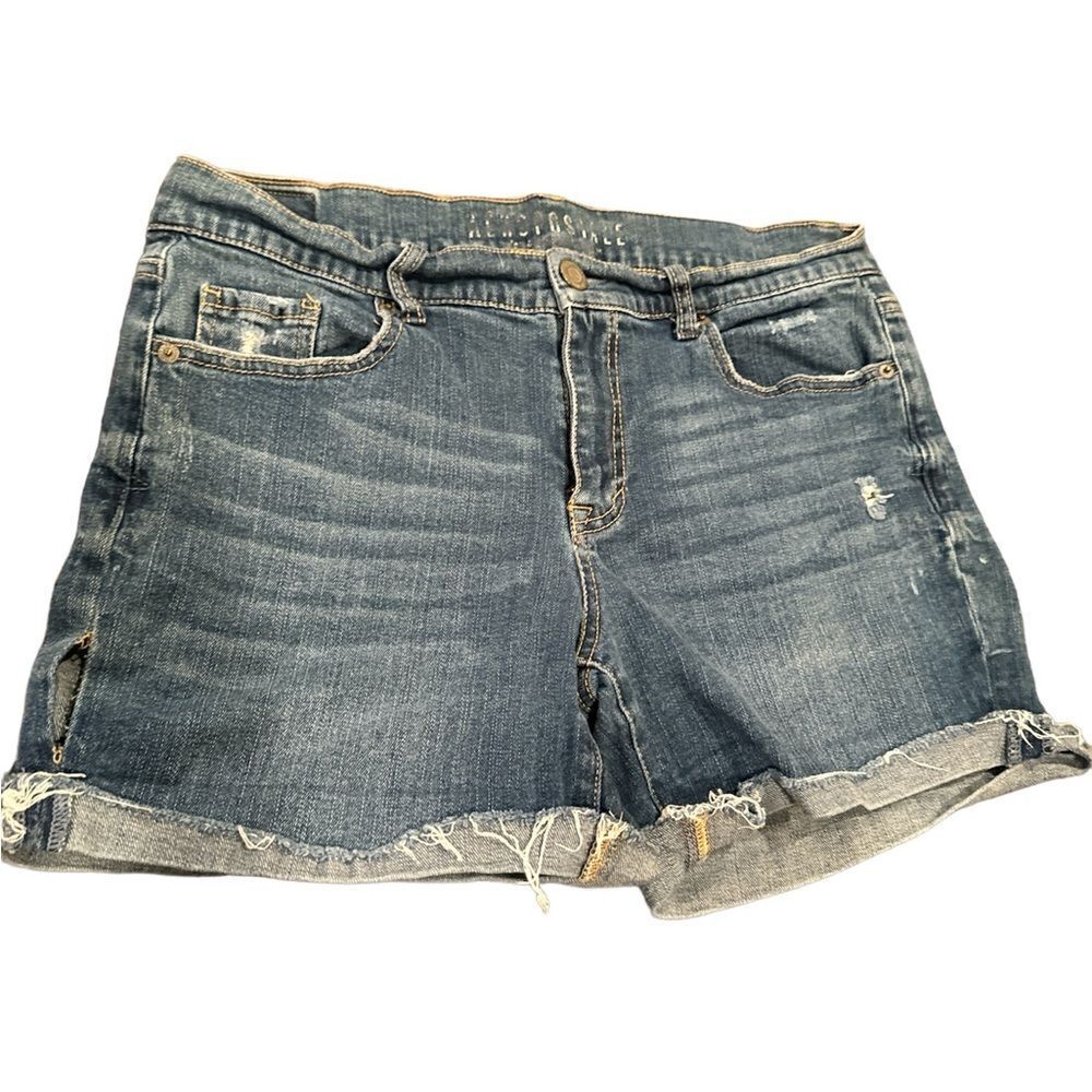 Aeropostale Jean Shorts Size 8 Distressed